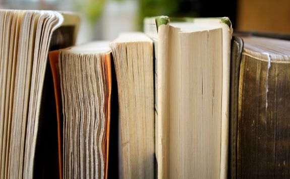 books on a shelf